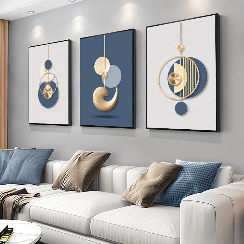 Luxury Lifestyle Furniture - 3 adet Modern Duvar Sanatı Boyama