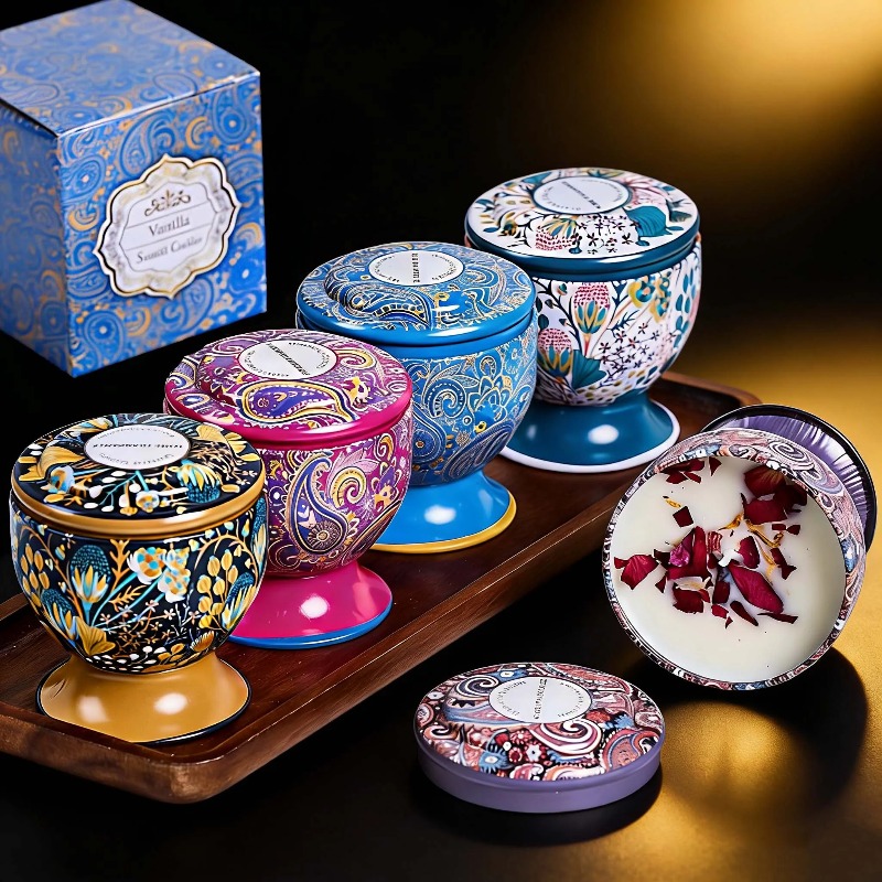 Scented Candle Luxury - Sevgililer Günü Kokulu Mum Kavanozu Hediye
