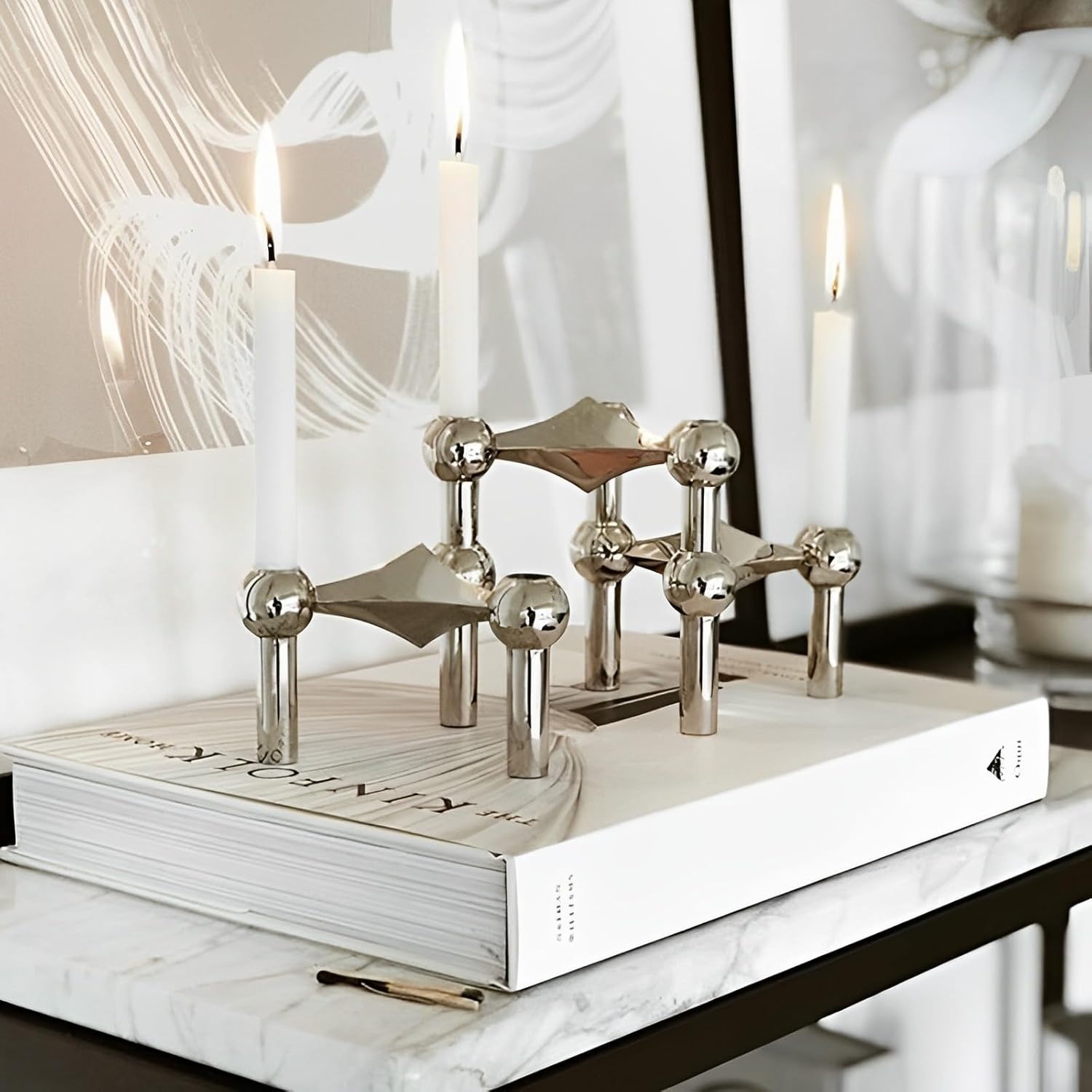 Scented Candle Luxury - Lüks Şamdanlar 10 cm Küçük Stand