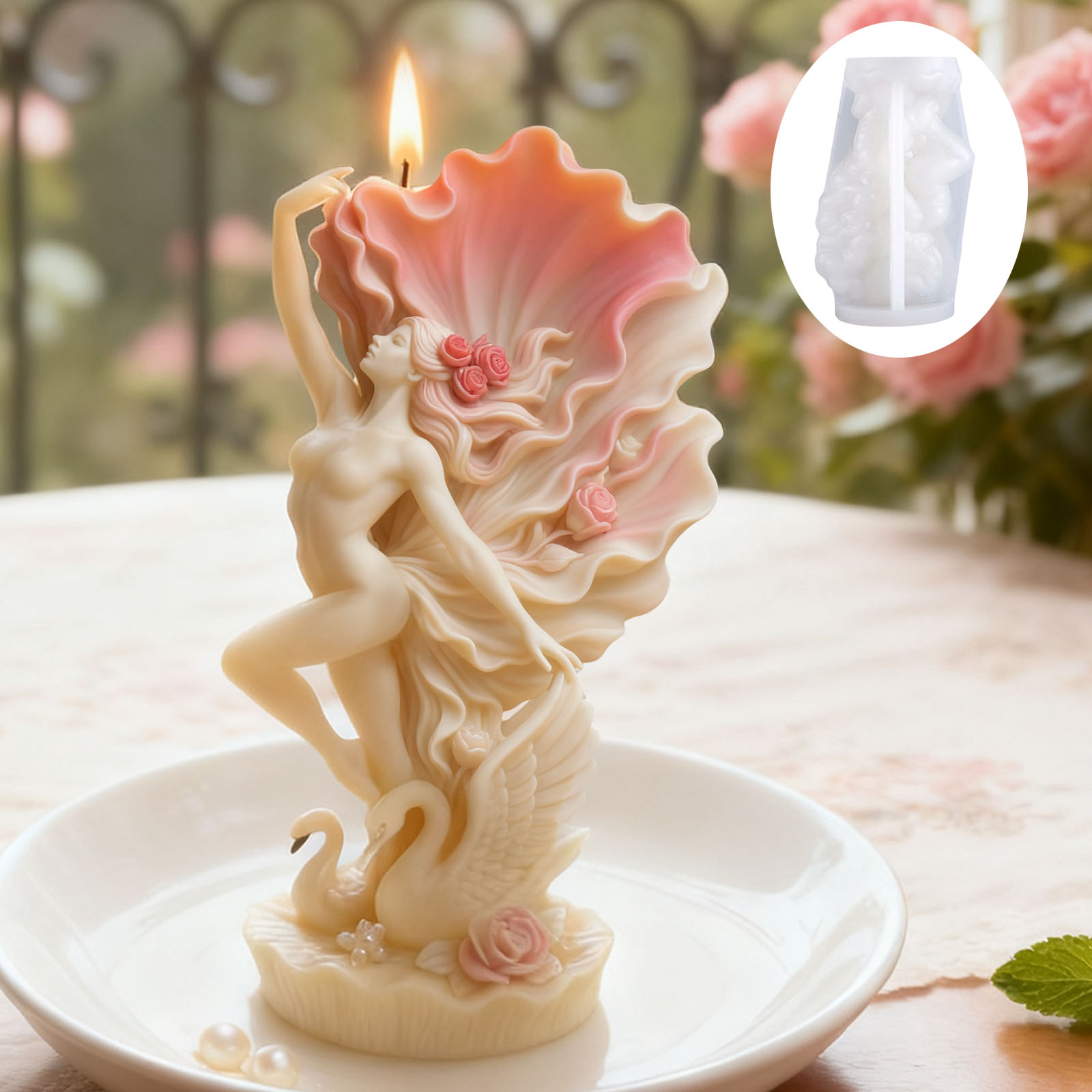 Zarif Kuğu Dansçısı Mum Kalıbı - Scented Candle Luxury incelemesi ve fiyatı