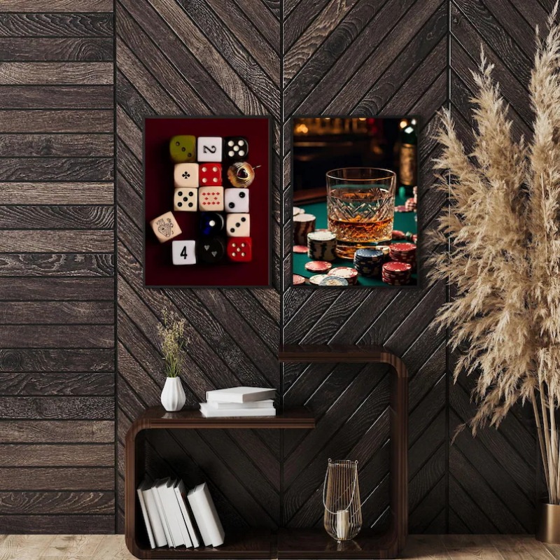 Retro Gece Hayatı Casino Poker - Luxury Lifestyle Furniture incelemesi ve fiyatı