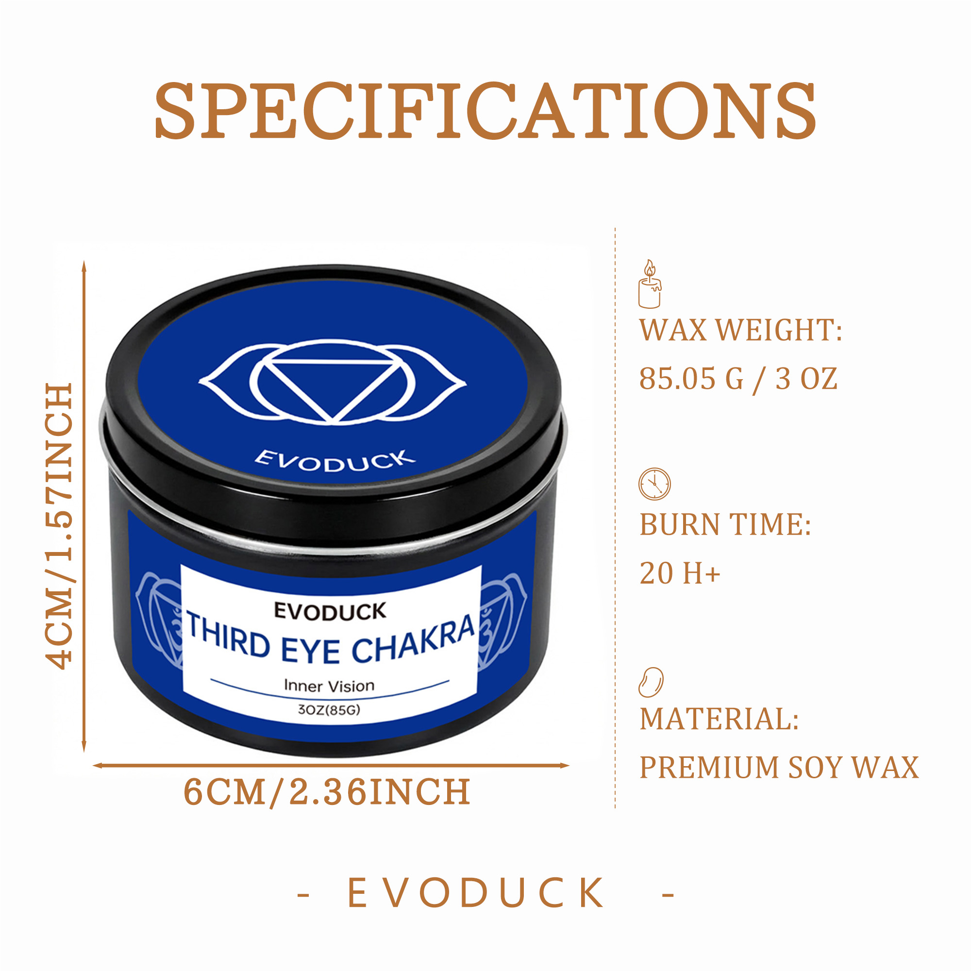 EVODUCK 7 Çakra Mum Hediye Set - Scented Candle Luxury incelemesi ve fiyatı