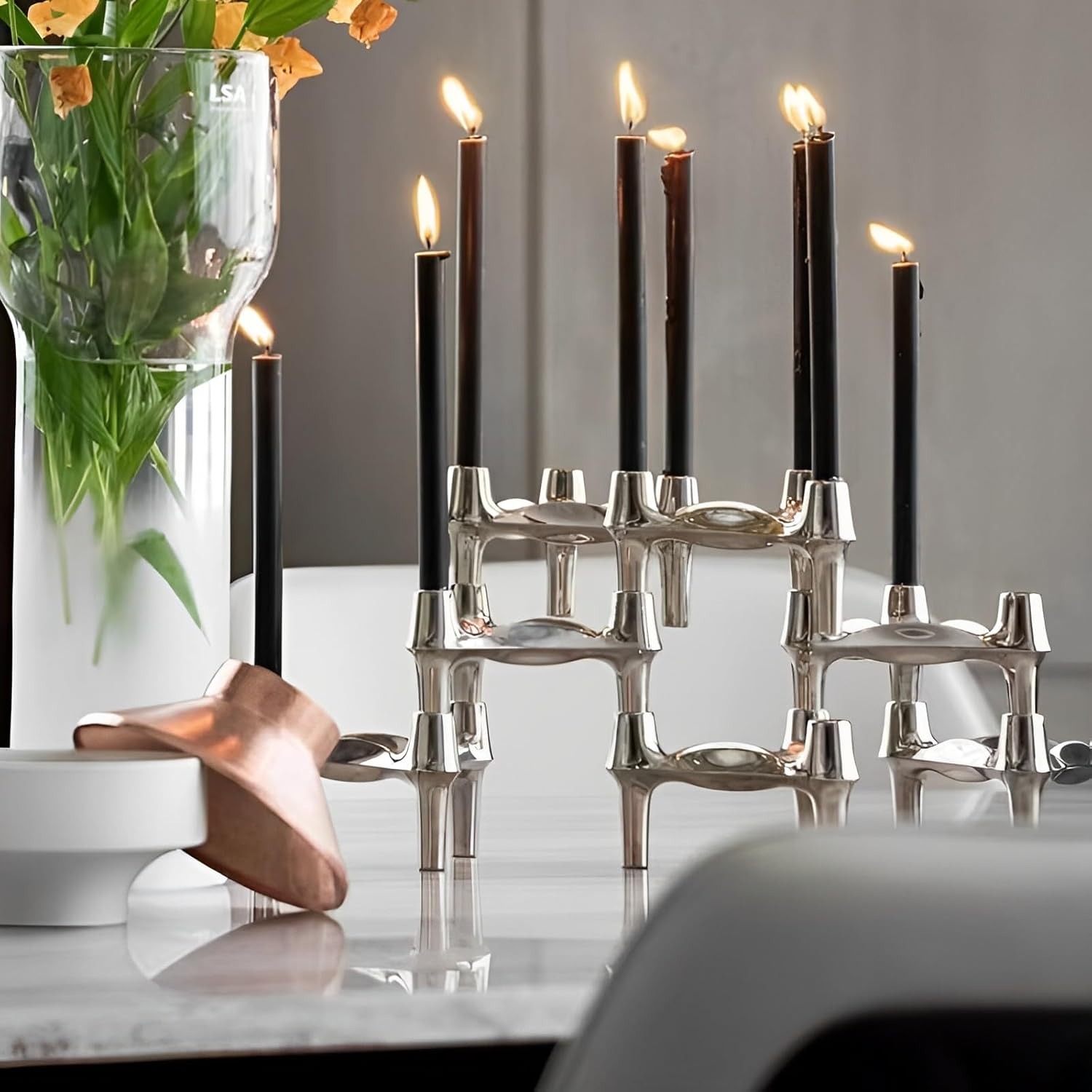 Lüks Şamdanlar 10 cm Küçük Sta - Scented Candle Luxury incelemesi ve fiyatı